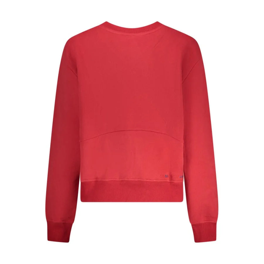 North Sails Red Cotton Women Sweatshirt