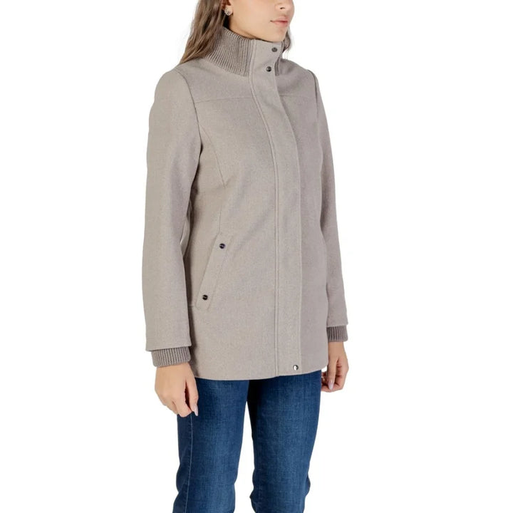 Street One Gray Polyester Coat