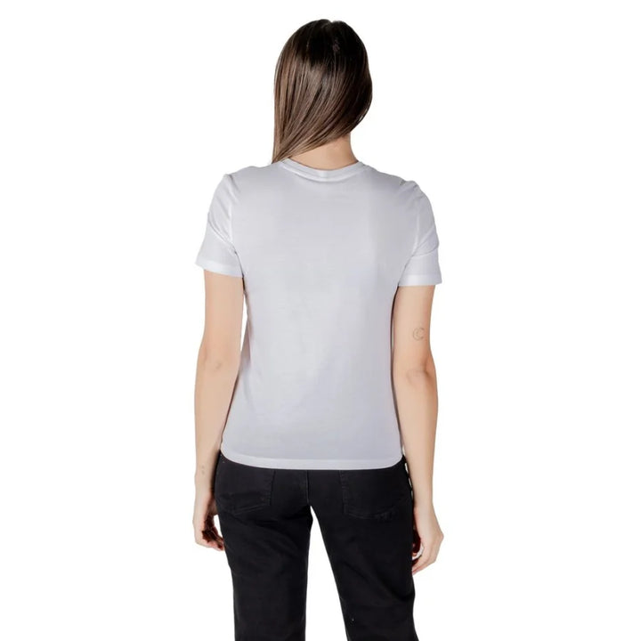 Only White Organic Cotton Long Sleeve T-Shirt