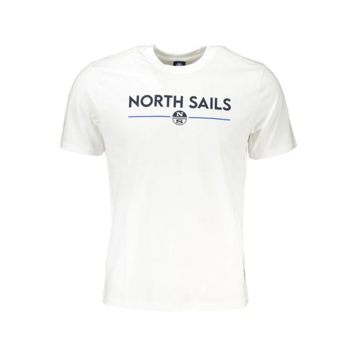 North Sails Bianco Cotton Men T-Shirt