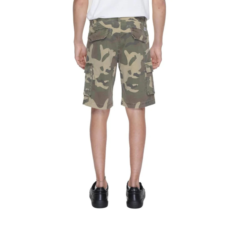 U.S. POLO ASSN. Beige Cotton Bermuda Shorts
