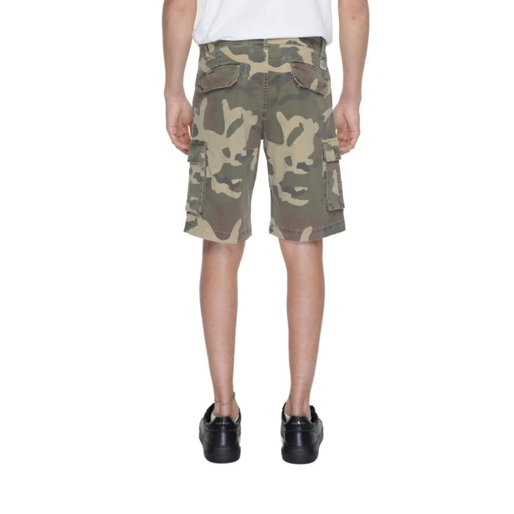 U.S. POLO ASSN. Beige Cotton Bermuda Shorts