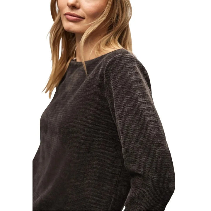 Street One Brown Polyester Dress Shirt