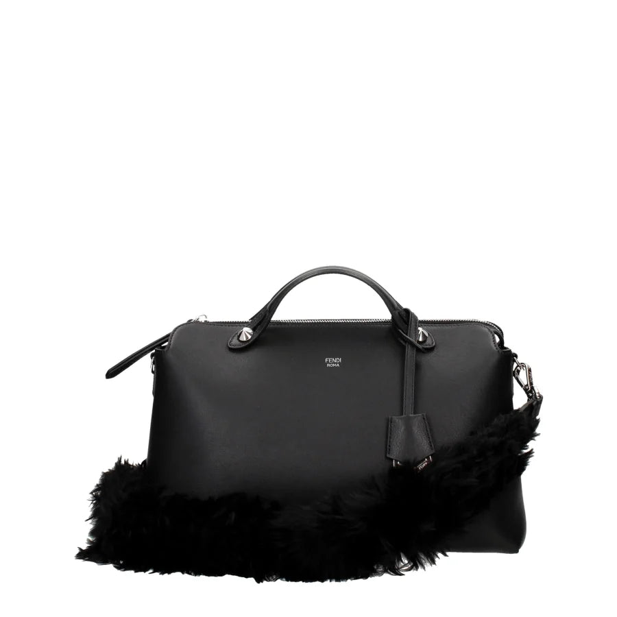 Fendi Black Leather Shoulder Bag