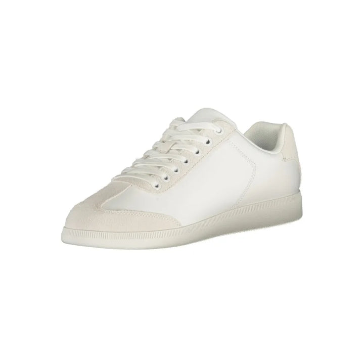 Calvin Klein White Polyester Men’s Sneaker