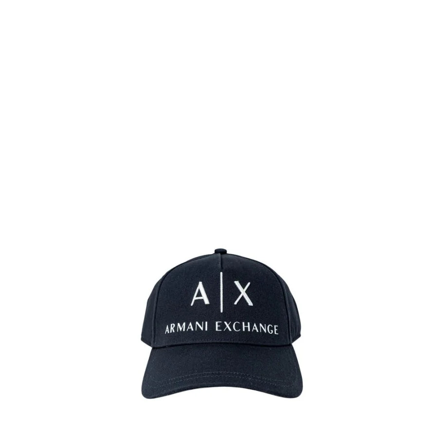 Armani Exchange Blue Cotton Cap (Baseball Hat)