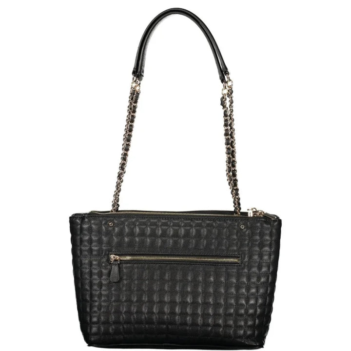 Guess Jeans Nero Poliuretano Women Handbag