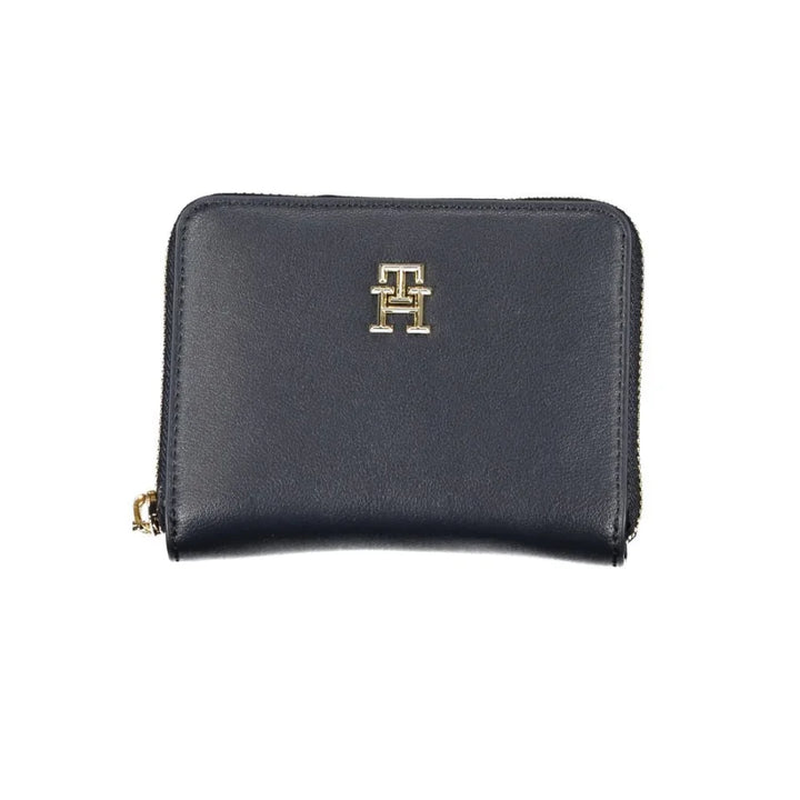 Tommy Hilfiger Blue Polyurethane Women Wallet