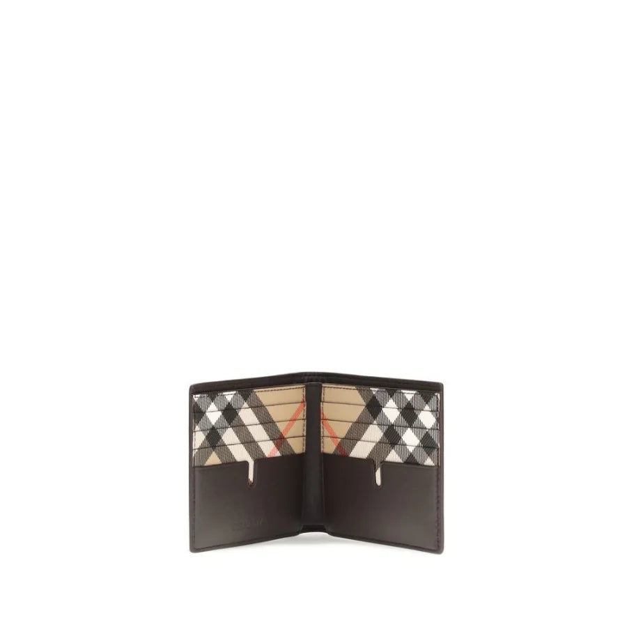 Burberry Brown Calf Leather Bos Taurus Wallet