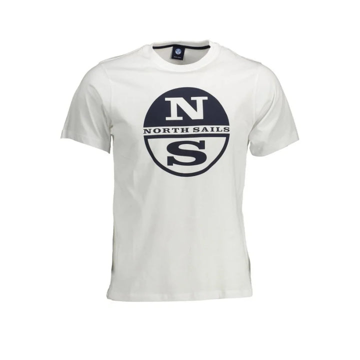 North Sails Bianco Cotton Mens T-Shirt