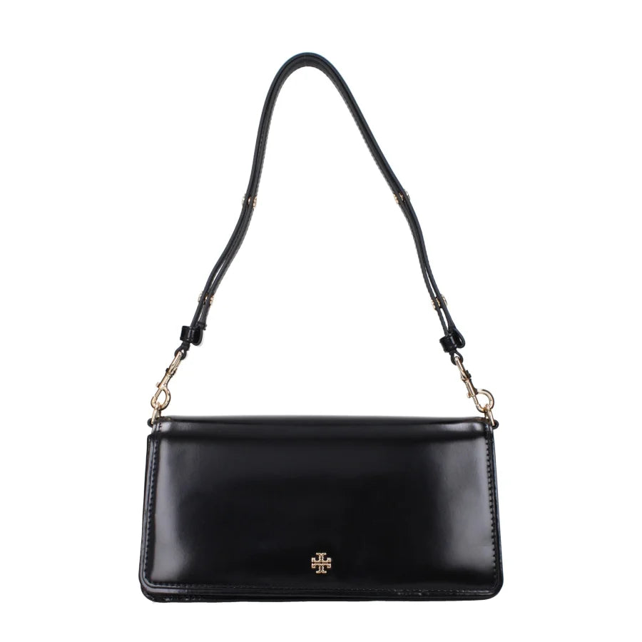 Tory Burch Black Leather Shoulder Bag