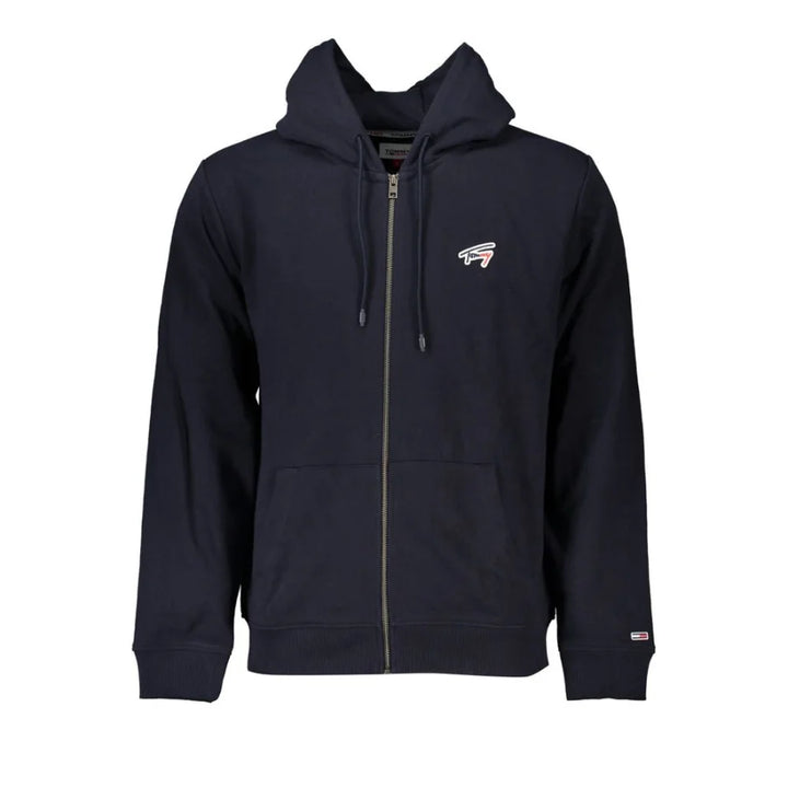 Tommy Hilfiger Blue Cotton Men’s Hooded Sweatshirt