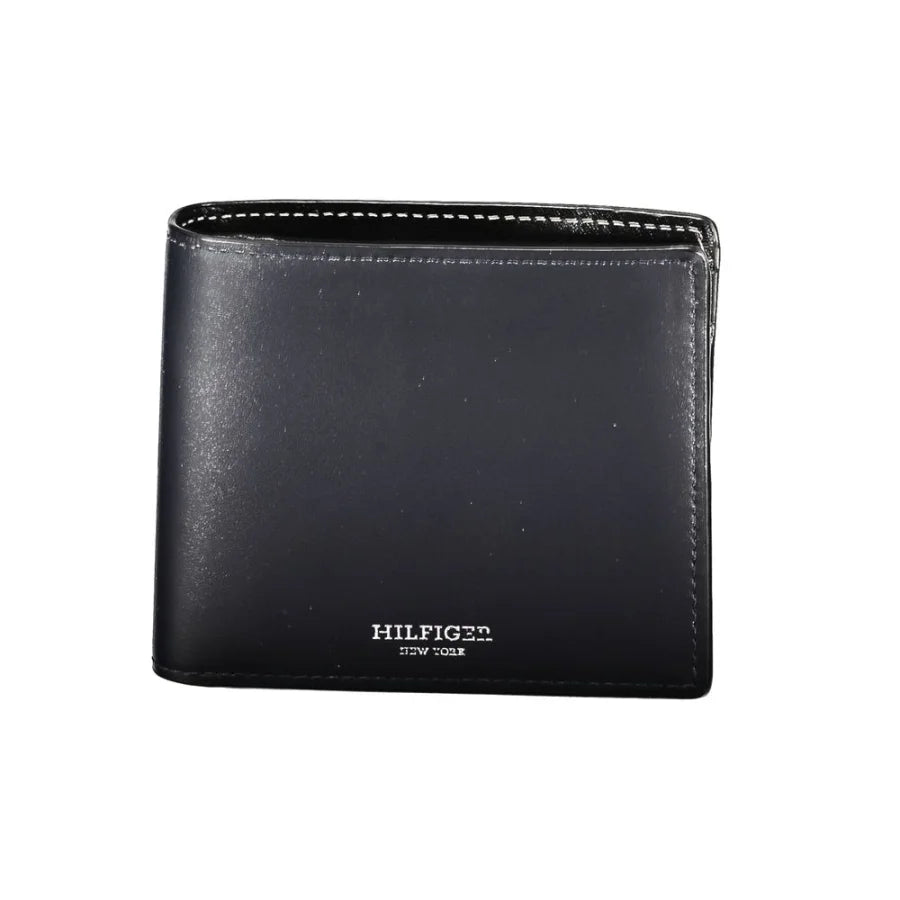 Tommy Hilfiger Blue Leather Men Wallet