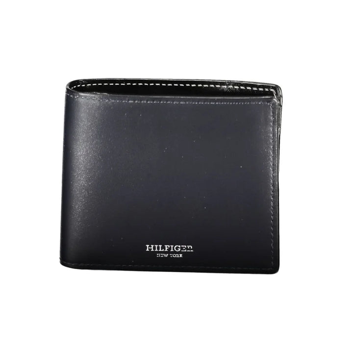 Tommy Hilfiger Blue Leather Men Wallet