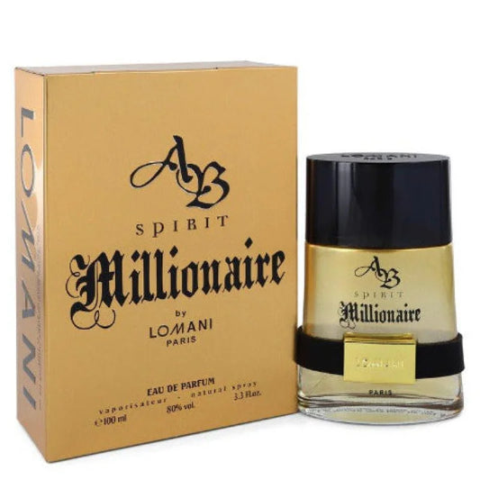 Spirit Millionaire Eau Rich Tangerine Cardamom Scent Men’s Cologne Lomani