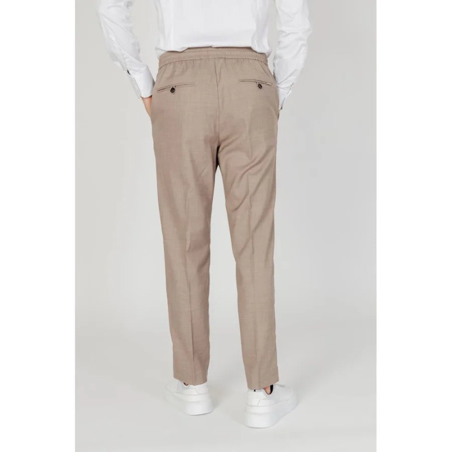 Antony Morato Beige Polyester Casual Pants