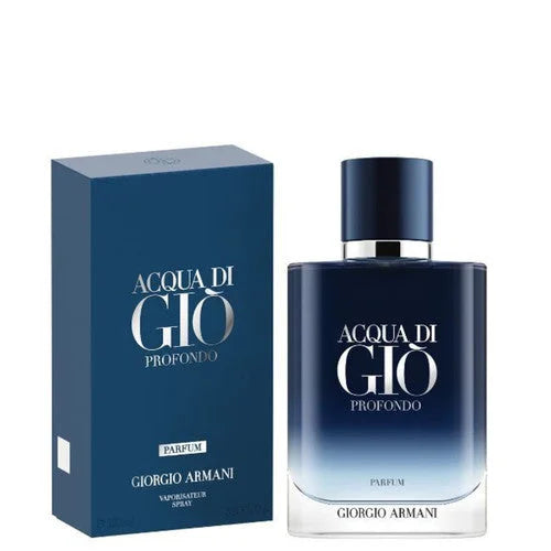 Giorgio Armani Profondo Parfum Aromatic Aquatic Fragrance for Men Men’s Cologne