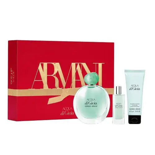 Experience Elegance with Acqua Di Gioia 3 Piece Gift Set Women’s Sets Giorgio Armani