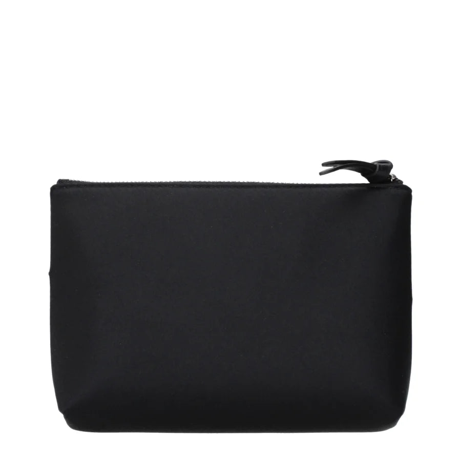 Jimmy Choo Black Satin Clutch Bag