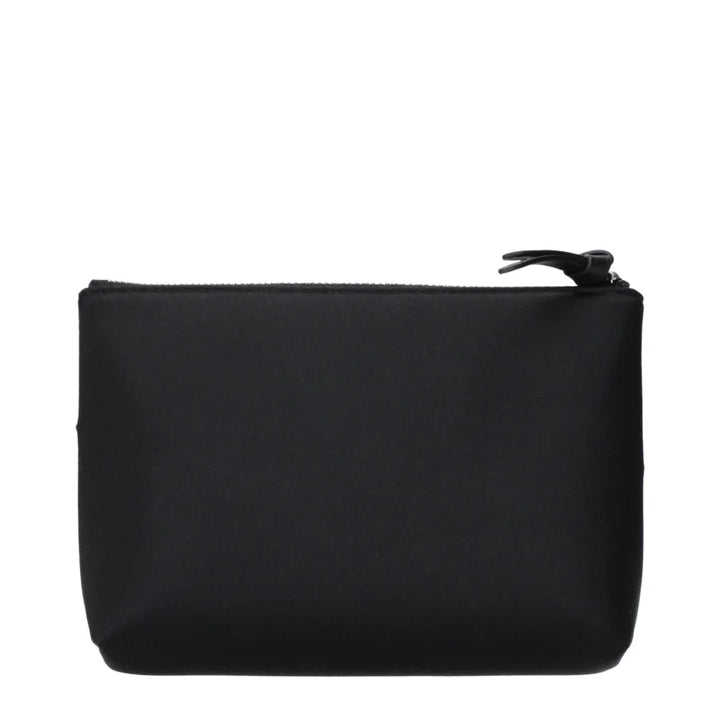 Jimmy Choo Black Satin Clutch Bag