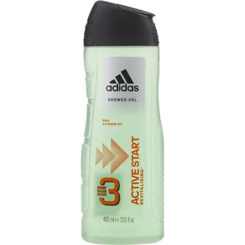 Adidas Active Start Face Shower Gel for Men Hair and Body Men’s Bath &