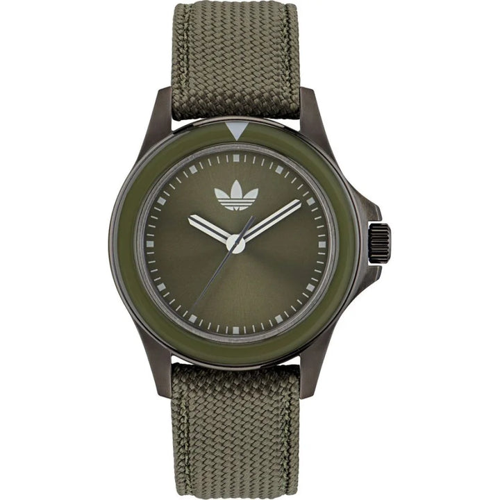 Adidas Bicolor Fabric Dress Watch