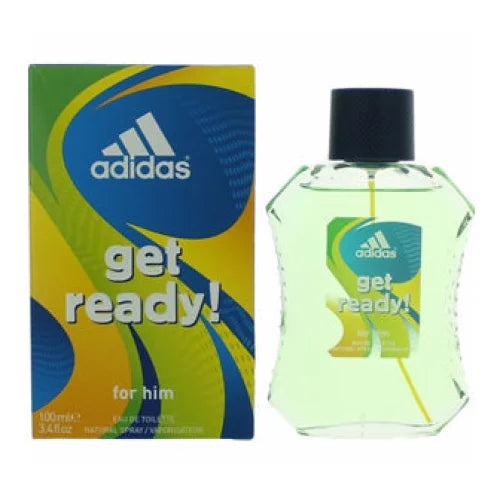 Adidas Get Ready Mens Cologne with Exotic Woody and Fresh Notes Men’s
