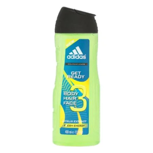 Adidas Get Ready Shower Gel Energizing Clean for Men Men’s Bath & Body