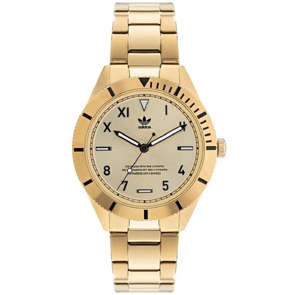 Adidas Gold Stainless Steel Dress Watch