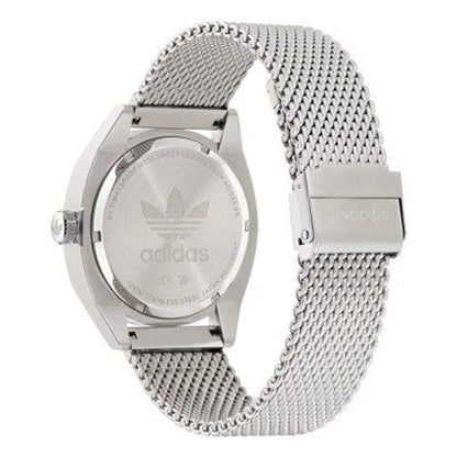 Adidas Gray Stainless Steel Quartz Watch 42MM Water Resistant 10ATM