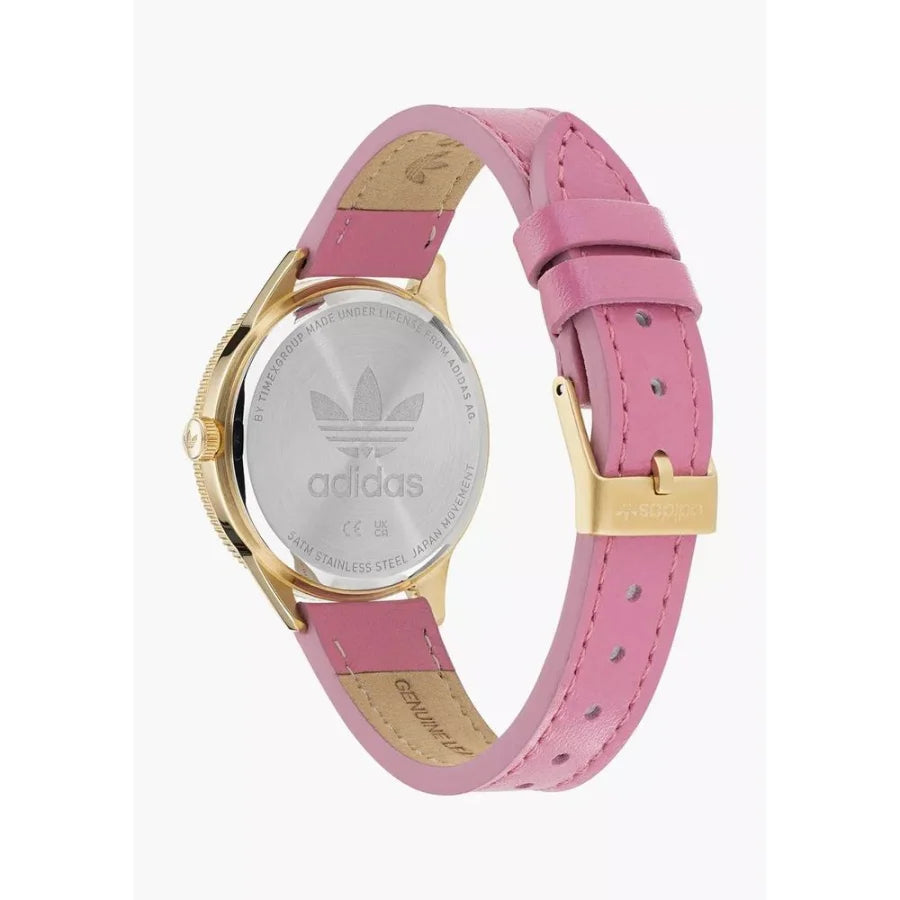 Adidas Multicolor Leather Dress Watch