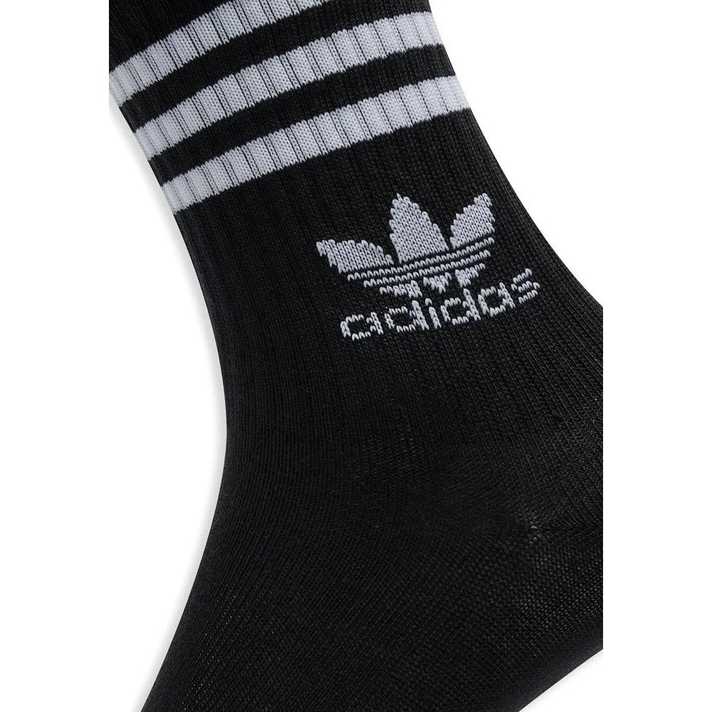 Adidas Originals Black Cotton Socks