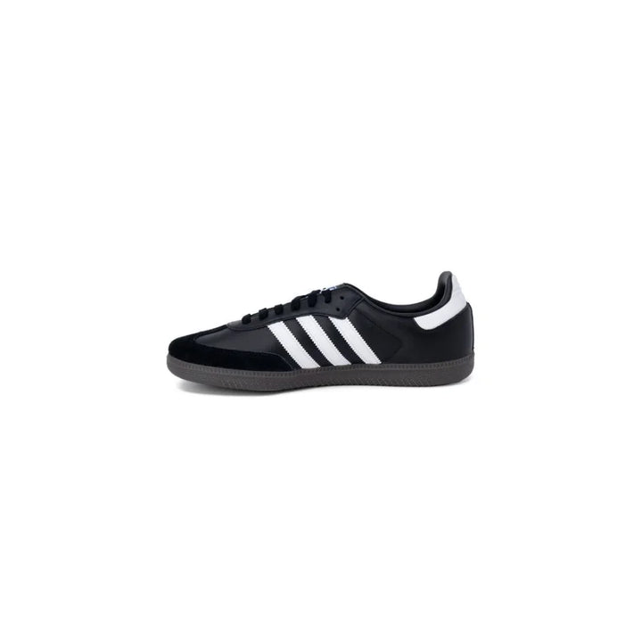 Adidas Originals Black Leather Low Top Sneakers