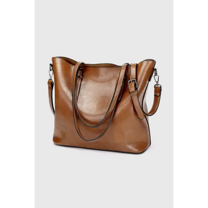 Elevate Your Style with the Adored PU Leather Tote Bag Bags Shoulder bags Trendsi