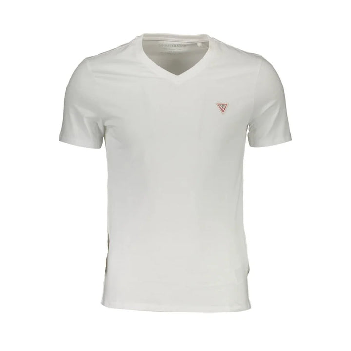 Guess Jeans White Cotton T-Shirt