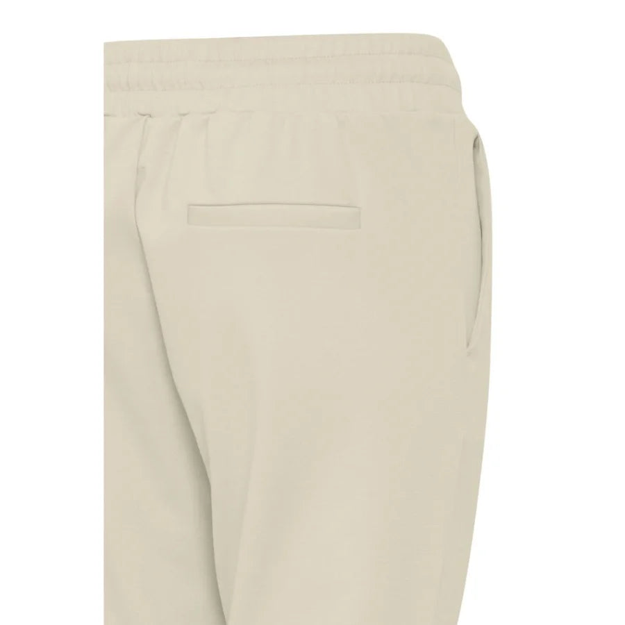 ICHI Beige Polyester Casual Pants