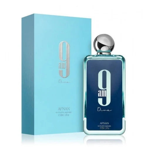 Afnan 9 AM Dive Unisex Perfume Sensation Fresh Woody Spicy Scent Fragrance