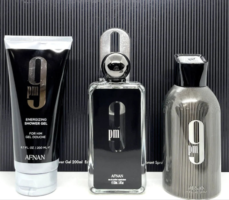 Afnan 9 Pm 3 Piece Gift Set Men’s Sets