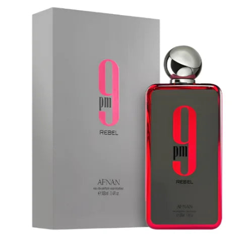 Rebel Cologne Unleashed Aromatic Fruity Scent by Afnan 9 PM Men’s