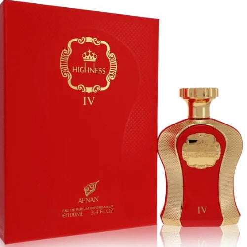 Afnan Highness IV Perfume Amber Vanilla Elegance for Women Women’s