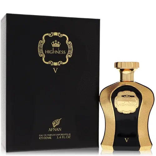 Experience the Allure of Afnan Highness V Black Eau Fragrance Women’s Perfume