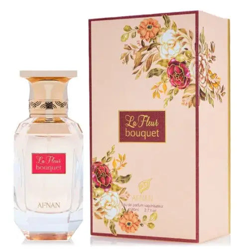 Afnan La Fleur Bouquet Eau - A Symphony of White Flowers and Musk Women’s Perfume