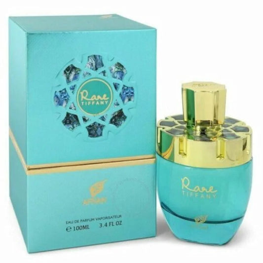 Enchanting Afnan Rare Tiffany Eau with Jasmine Rose and Vanilla Warmth Women’s Perfume