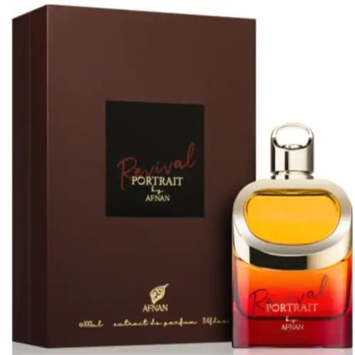 Experience Afnan Revival Portrait with Captivating Amber Spicy Essence Unisex Fragrance