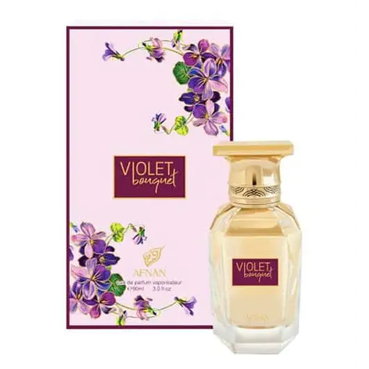 Experience Afnan Violet Bouquet with Enchanting Woodsy Notes Women’s Perfume