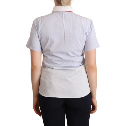 AGLINI Light Blue Polo Fresh Style Statement