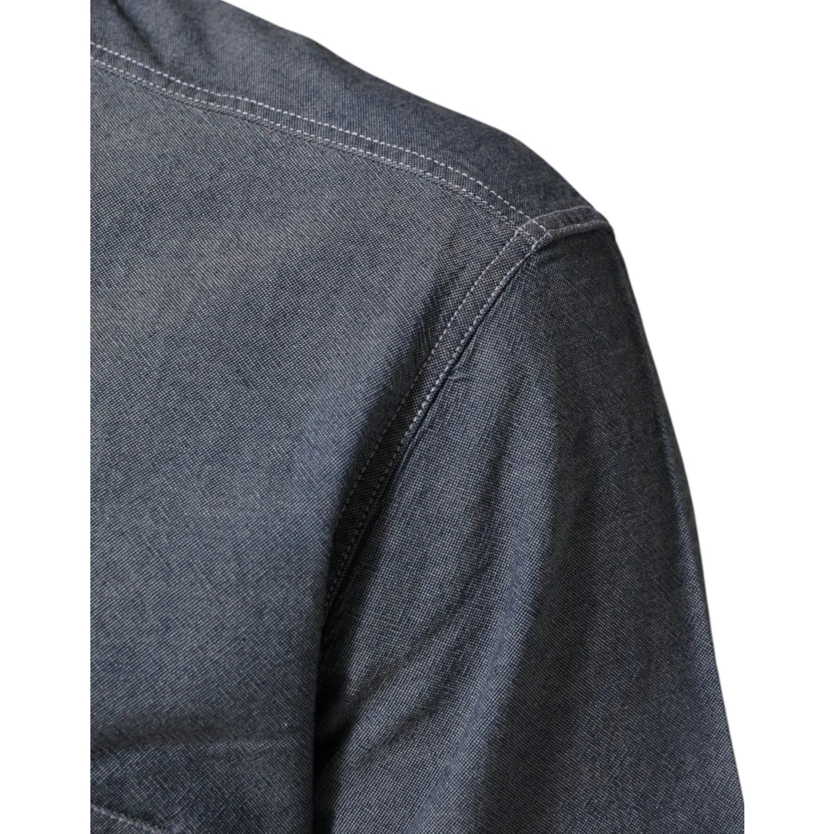 AGLINI Regular Fit Blue Denim Casual Shirt for Timeless Style