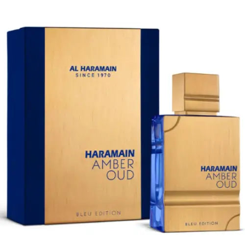 Experience the Alluring Elegance of Amber Oud Bleu Edition by Haramain Men’s Cologne Al