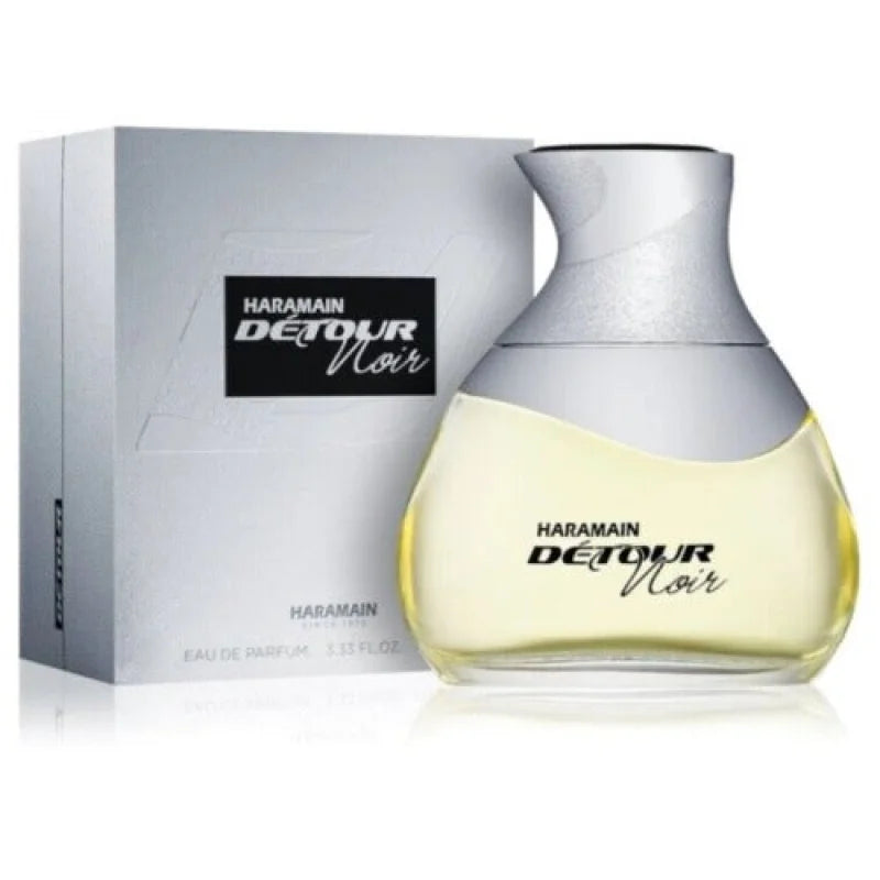 Alluring Haramain Detour Noir Eau de Parfum with Rich Vanilla Musk Cedar Unisex Fragrance Al