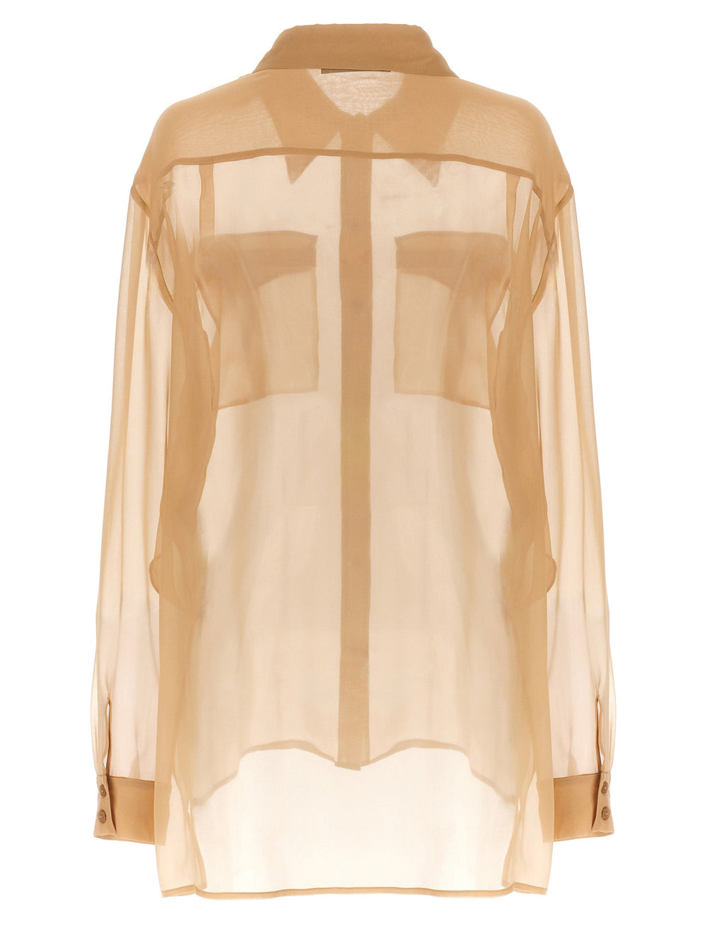 Alberta Ferretti Blouses - Women’s Beige Silk Blouse